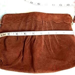 BAZAAR VINTAGE   Genuine Pig‎ Skin  Suede